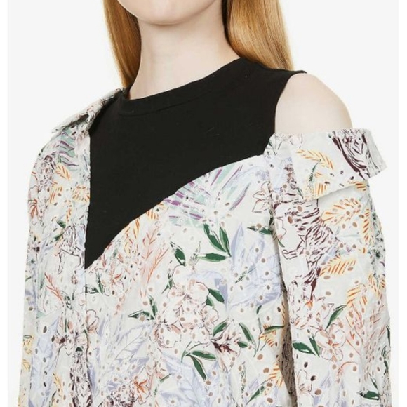 ❌SOLD❌ Maje Jungle Blanc Shirt - Picture 8 of 9